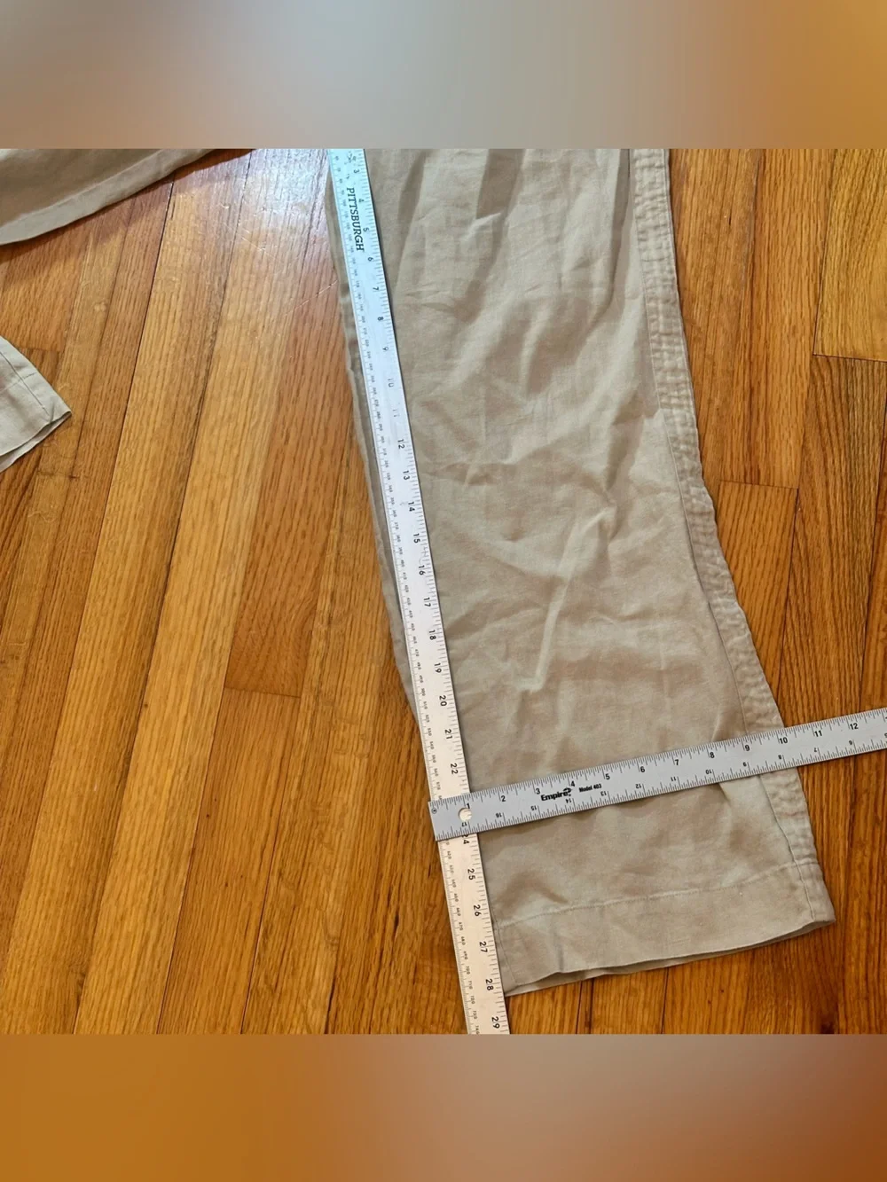 Quince 100% Europe Linen Pants. Size S (A3)